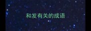 和发有关的成语