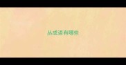 丛成语有哪些