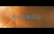 两个各猜成语