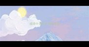 成语中含反义词的成语