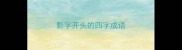 影字开头的四字成语