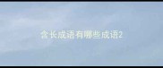 含长成语有哪些成语