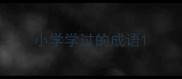 小学学过的成语