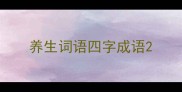 养生词语四字成语