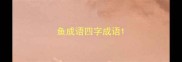 鱼成语四字成语