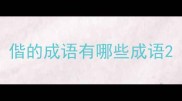 偕的成语有哪些成语