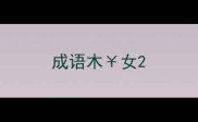 成语木女