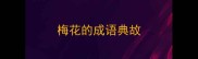 梅花的成语典故