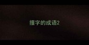 擅字的成语