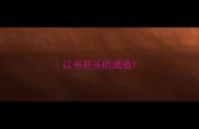 以书开头的成语