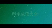 型字成语大全