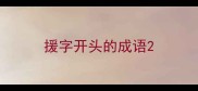 援字开头的成语