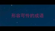 形容可怜的成语