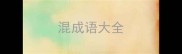 混成语大全