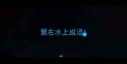 粟在水上成语