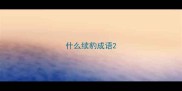 什么续豹成语