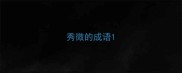 秀微的成语