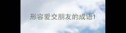形容爱交朋友的成语