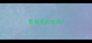 景观美的成语