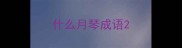 什么月琴成语