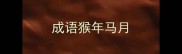 成语猴年马月