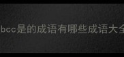 abcc是的成语有哪些成语大全