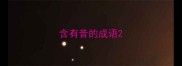 含有昔的成语