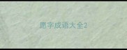愿字成语大全