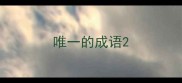 唯一的成语