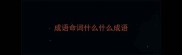 成语命词什么什么成语