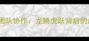 成语舞棍团队协作龙腾虎跃背后的成语智慧