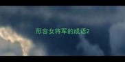 形容女将军的成语