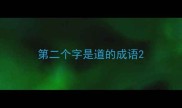 第二个字是道的成语