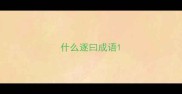 什么逐曰成语