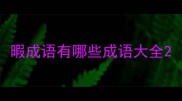 暇成语有哪些成语大全