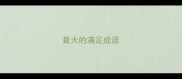 最大的满足成语