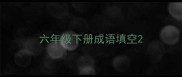 六年级下册成语填空