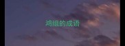 鸿组的成语