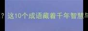 猫和虎的成语有哪些这10个成语藏着千年智慧与趣味故事附详细