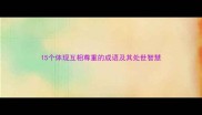 15个体现互相尊重的成语及其处世智慧