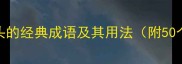 冠字开头的经典成语及其用法附50个例句