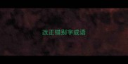 改正错别字成语