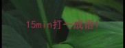 15min打一成语