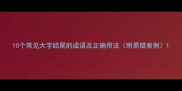 10个常见大字结尾的成语及正确用法附易错案例