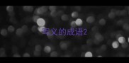 写义的成语