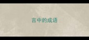 言中的成语