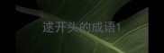 逑开头的成语