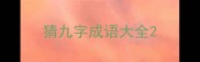 猜九字成语大全