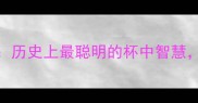 杯酒释兵权历史上最聪明的杯中智慧你喝过吗
