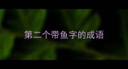 第二个带鱼字的成语